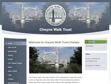 Tablet Screenshot of cheynewalktrust.org